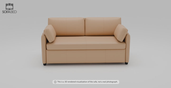 Gio Italia New York Full XL Size Sleeper Sofa with Memory Foam