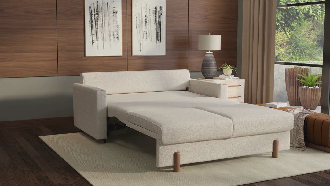 Fjords Nordic Rest Nora Fabric Queen Sized Sleeper sofa