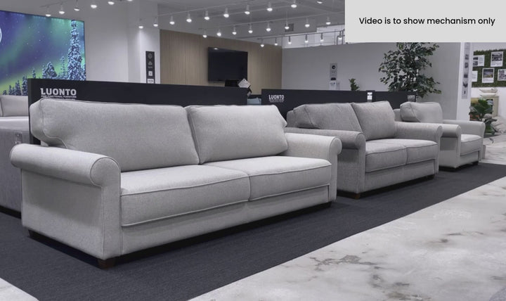 Casey Queen Sofa Sleeper in Walnut Leg Finish-SOFABED