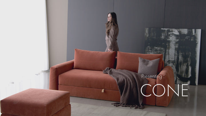 Innovation Living Cone 2-Seater Fabric Sleeper Sofa