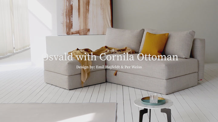 Innovation Living Osvald 2-Seater Fabric Sleeper Sofa