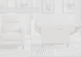 Hydeline Ashby 360-Degree Swivel Leather Arm Chair