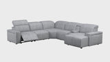 Klaussner Leonardo 6 Pieces Power Recliner Sectional Sofa