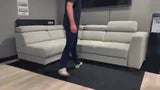 Luonto Erika Fabric Sofa Sleeper With Nest Mechanism