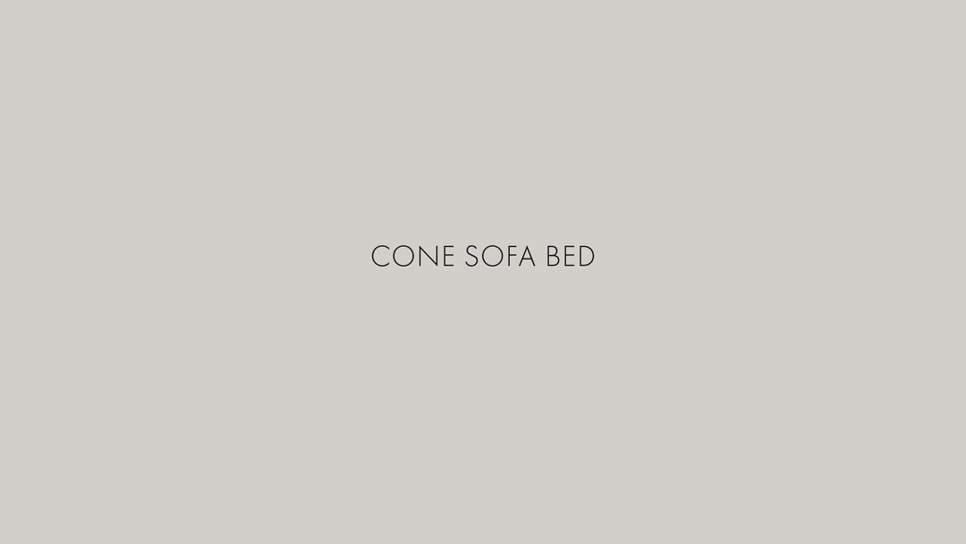 Innovation Living Cone 2-Seater Fabric Sleeper Sofa