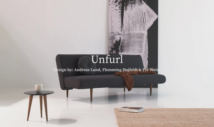 Innovation Living Unfurl Fabric Sleeper Sofa with Pocket Spring