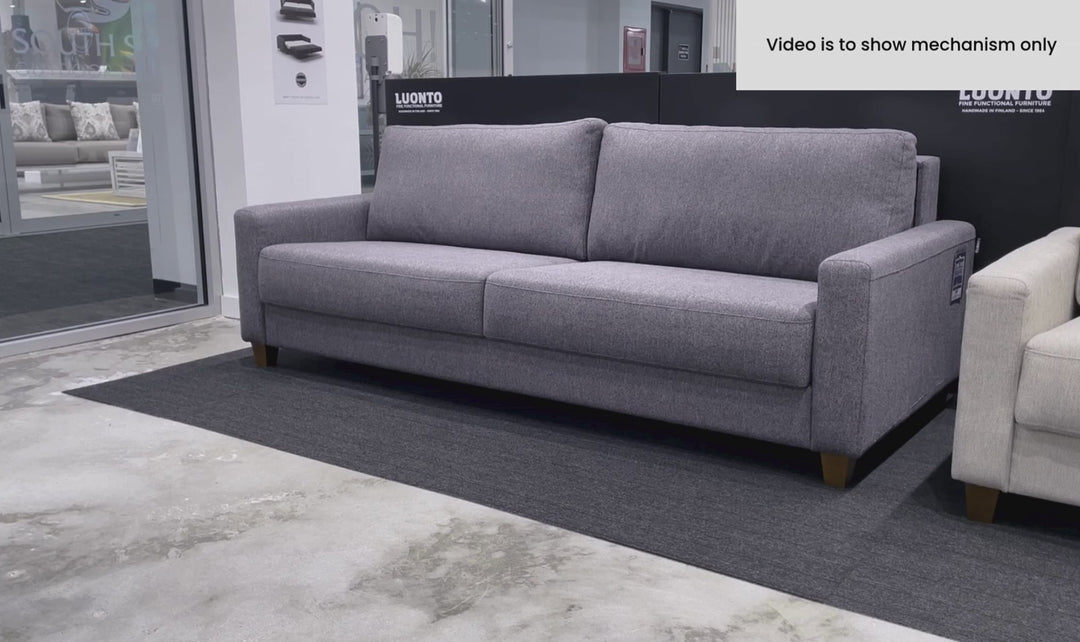 Luonto Nico Fabric King Sleeper Sofa With Nest Mechanism-SofaBed