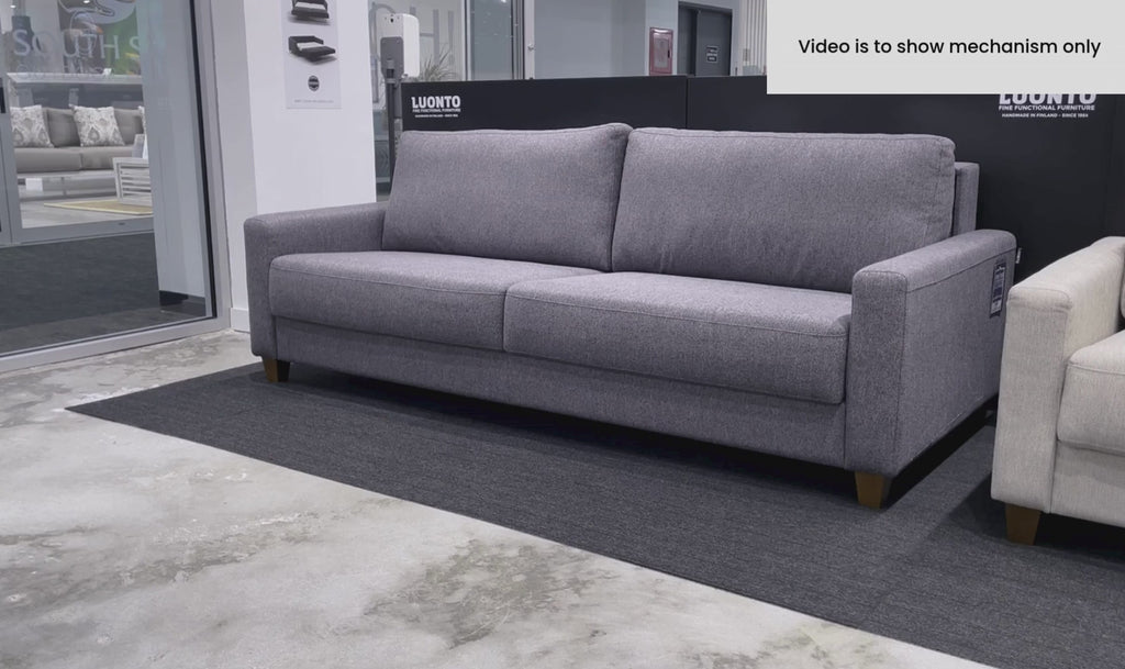 Luonto Nico Fabric King Sleeper Sofa With Nest Mechanism-SofaBed