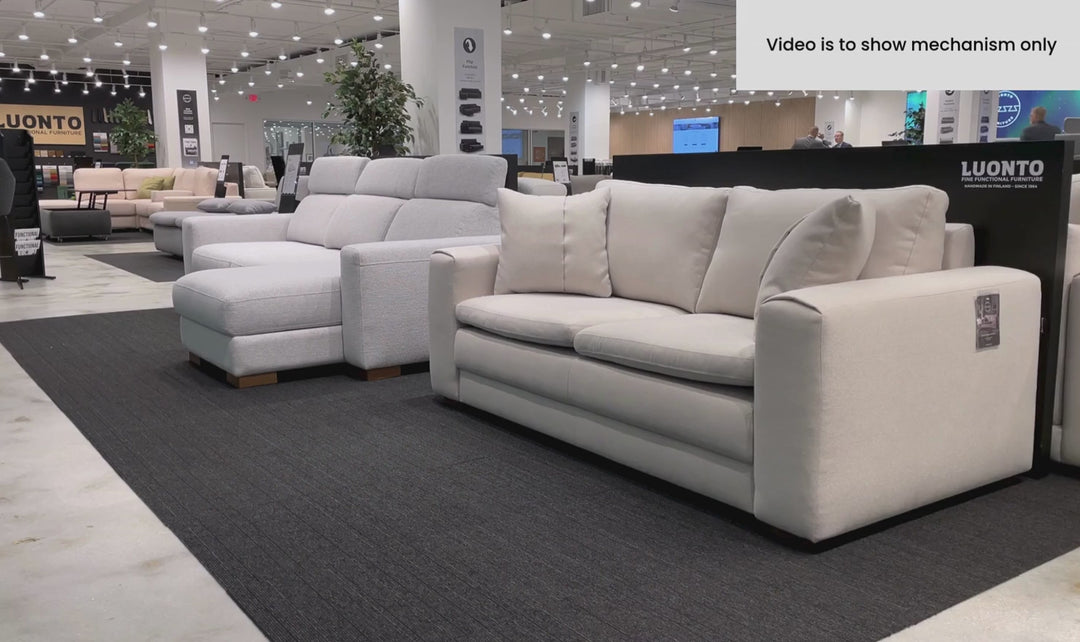 Luonto Cove Queen Sleeper with Pillow Top Plush Seating-SofaBed