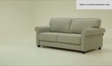 Luonto Casey Fabric Full XL Sleeper in Walnut Leg Finish-SofaBed
