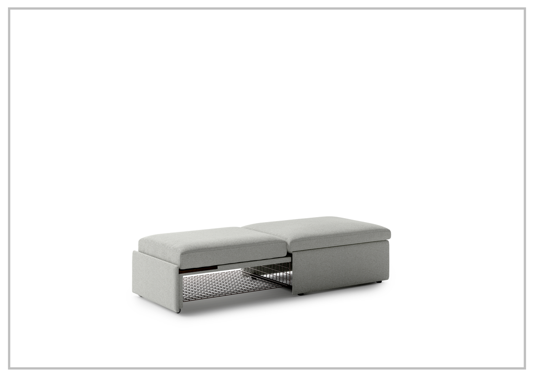 Luonto Otto Cot Size Sleeper Ottoman With Drawer Function