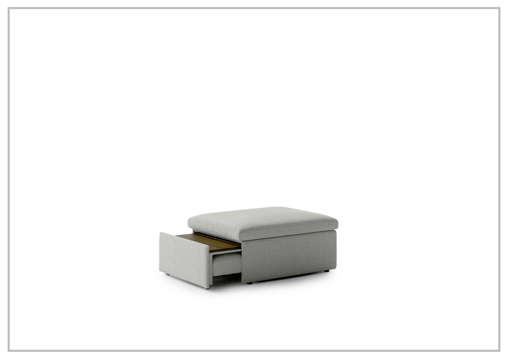 Luonto Otto Cot Size Sleeper Ottoman With Drawer Function-SOFABED