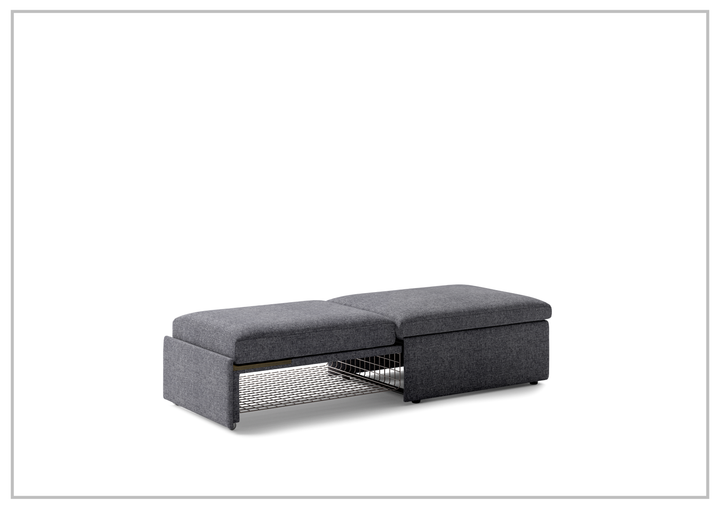 Luonto Otto Cot Size Sleeper Ottoman With Drawer Function