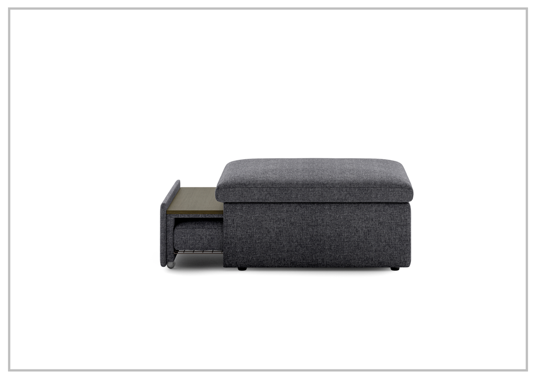 Luonto Otto Cot Size Sleeper Ottoman With Drawer Function-SOFABED