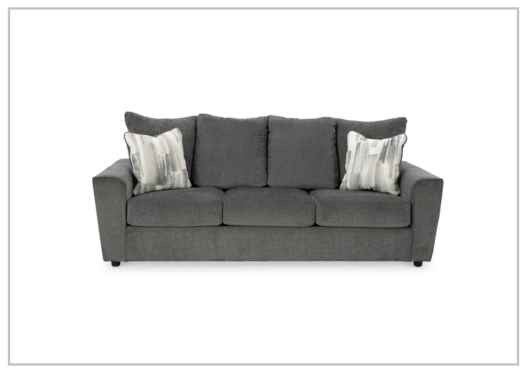 Gio Italia Silvano 3 Seater Fabric Sofa in gray