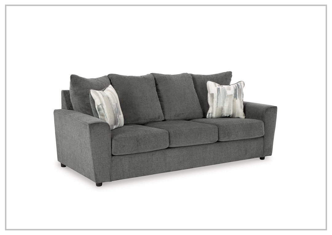 Gio Italia Silvano 3 Seater Fabric Sofa in gray