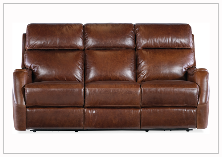 Hooker Furniture Harlan Zero Gravity Power Recliner Leather Sofa