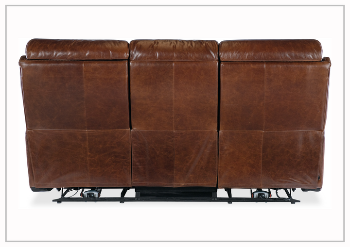 Hooker Furniture Harlan Zero Gravity Power Recliner Leather Sofa