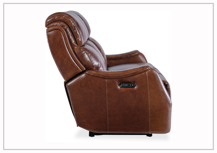 Hooker Furniture Harlan Zero Gravity Power Recliner Leather Sofa