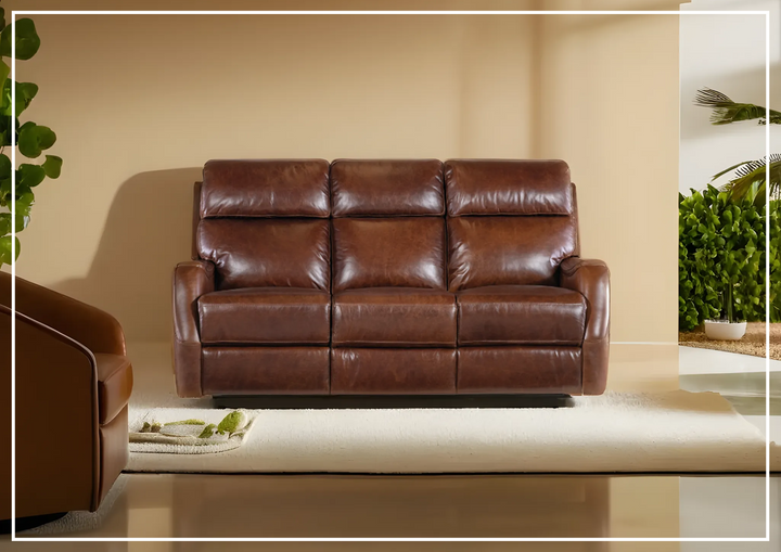 Hooker Furniture Harlan Zero Gravity Power Recliner Leather Sofa