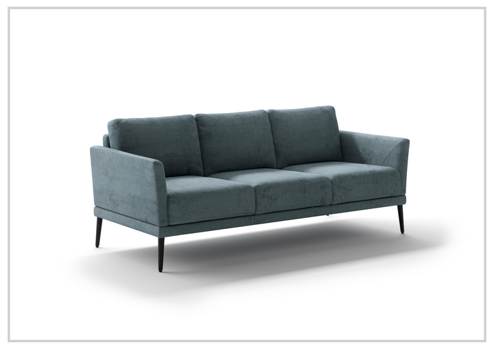 Luonto Viola 3 Seater Fabric Sofa With Wenge Leg Finish