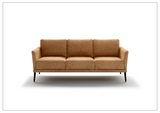 Luonto Viola 3 Seater Fabric Sofa With Wenge Leg Finish