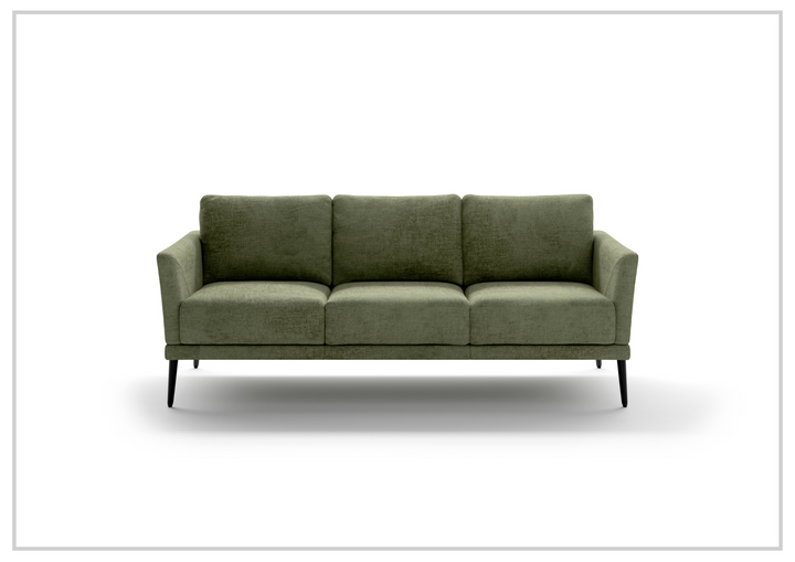 Luonto Viola 3 Seater Fabric Sofa With Wenge Leg Finish