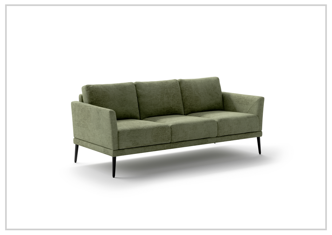 Luonto Viola 3 Seater Fabric Sofa With Wenge Leg Finish