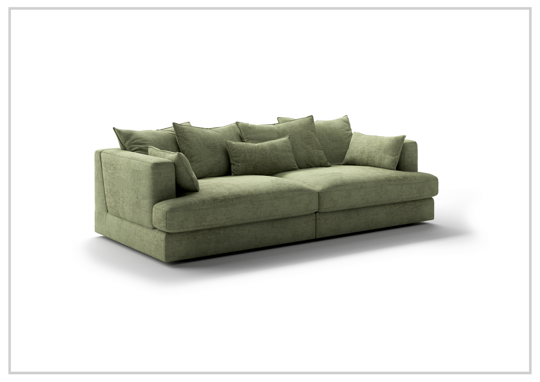 Luonto Vivian Stationary Fabric Twin Sofa Day Bed-SOFABED