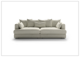 Luonto Vivian Stationary Fabric Twin Sofa Day Bed-SOFABED