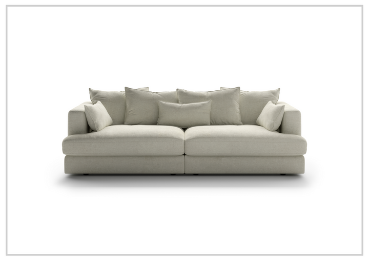 Luonto Vivian Stationary Fabric Twin Sofa Day Bed-SOFABED