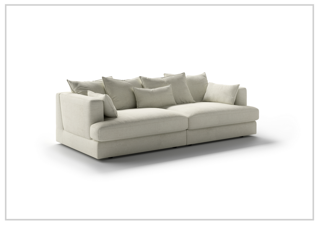 Luonto Vivian Stationary Fabric Twin Sofa Day Bed-SOFABED