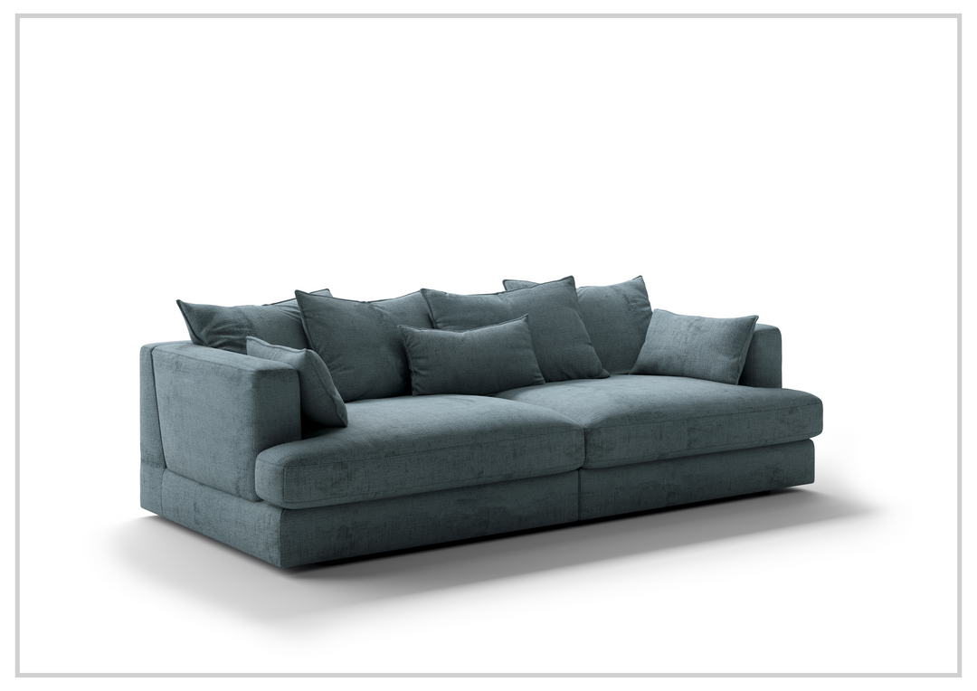 Luonto Vivian Stationary Fabric Twin Sofa Day Bed-SOFABED