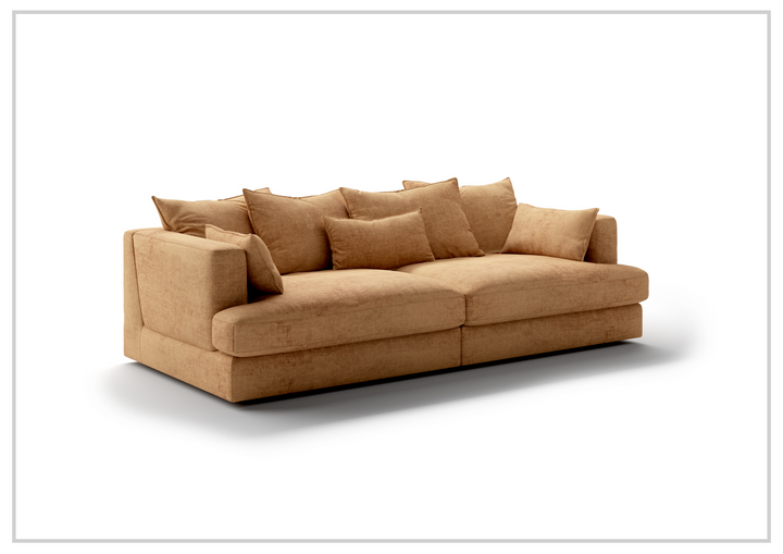 Luonto Vivian Stationary Fabric Twin Sofa Day Bed-SOFABED