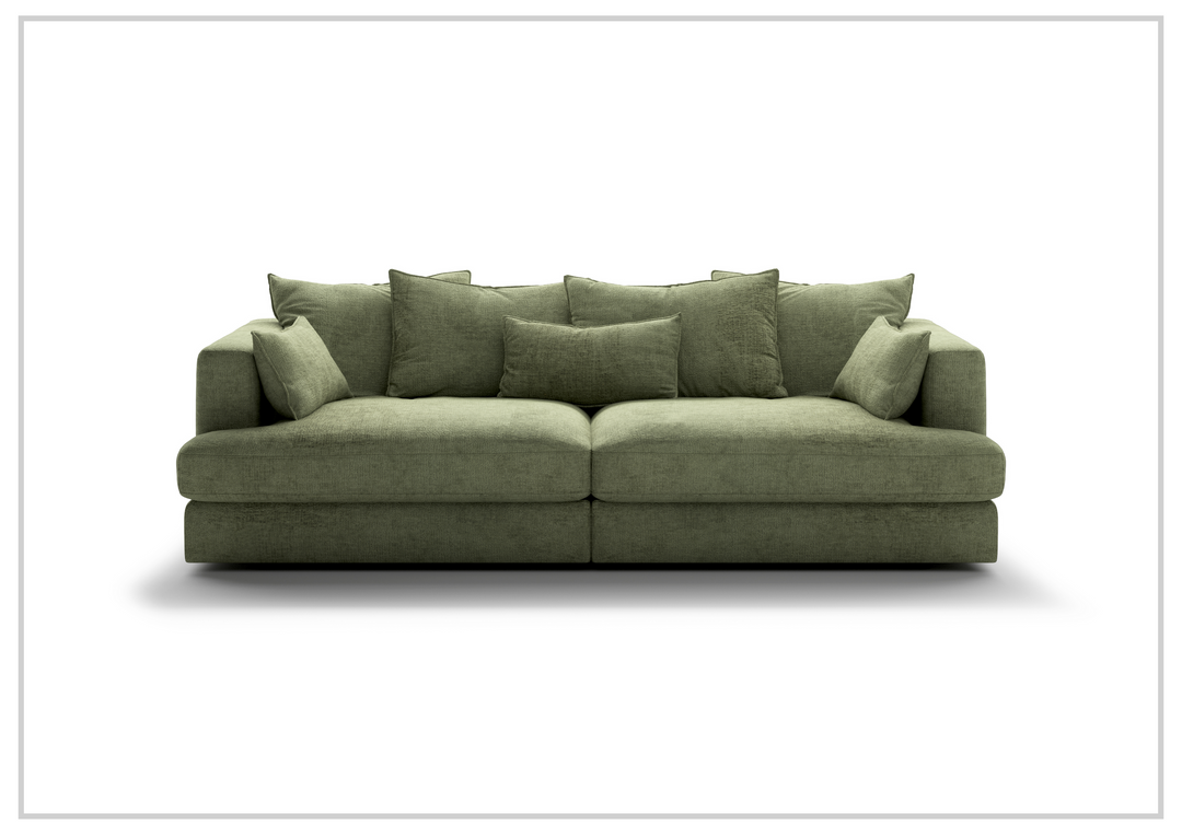 Luonto Vivian Stationary Fabric Twin Sofa Day Bed-SOFABED
