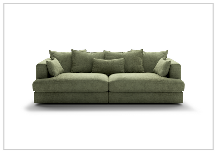 Luonto Vivian Stationary Fabric Twin Sofa Day Bed-SOFABED