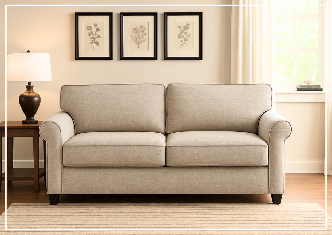 Luonto Willow Queen Size Sleeper With Hybrid Deluxe Mechanism-SOFABED