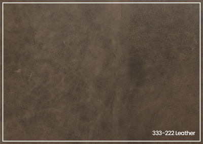 Foster Dark Brown Leather Sofa with Rolled Arms