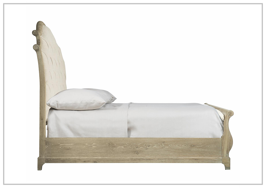 Rustic Patina Sleigh Bed by Bernhardt- Jennihome