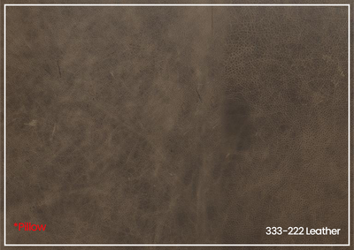 Foster Dark Brown Leather Sofa with Rolled Arms