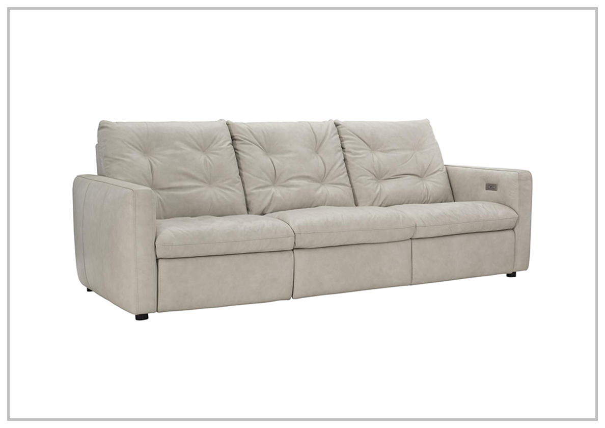 Kaya 3-Seater Leather Power Motion Sofa