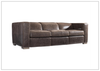 Arrezio Light Brown Leather Power Motion Sofa