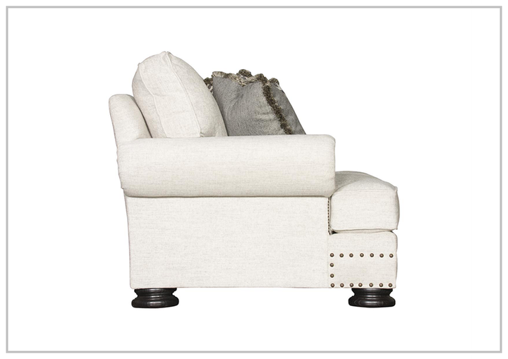 Bernhardt Foster 3-Seater Fabric Sofa with Nailhead Trim