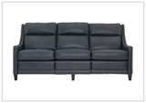 Bernhardt Richmond 3-Seater Black Leather Power Motion Sofa