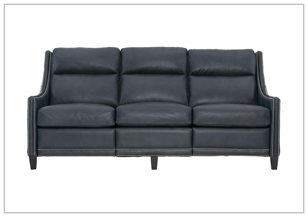 Bernhardt Richmond 3-Seater Black Leather Power Motion Sofa