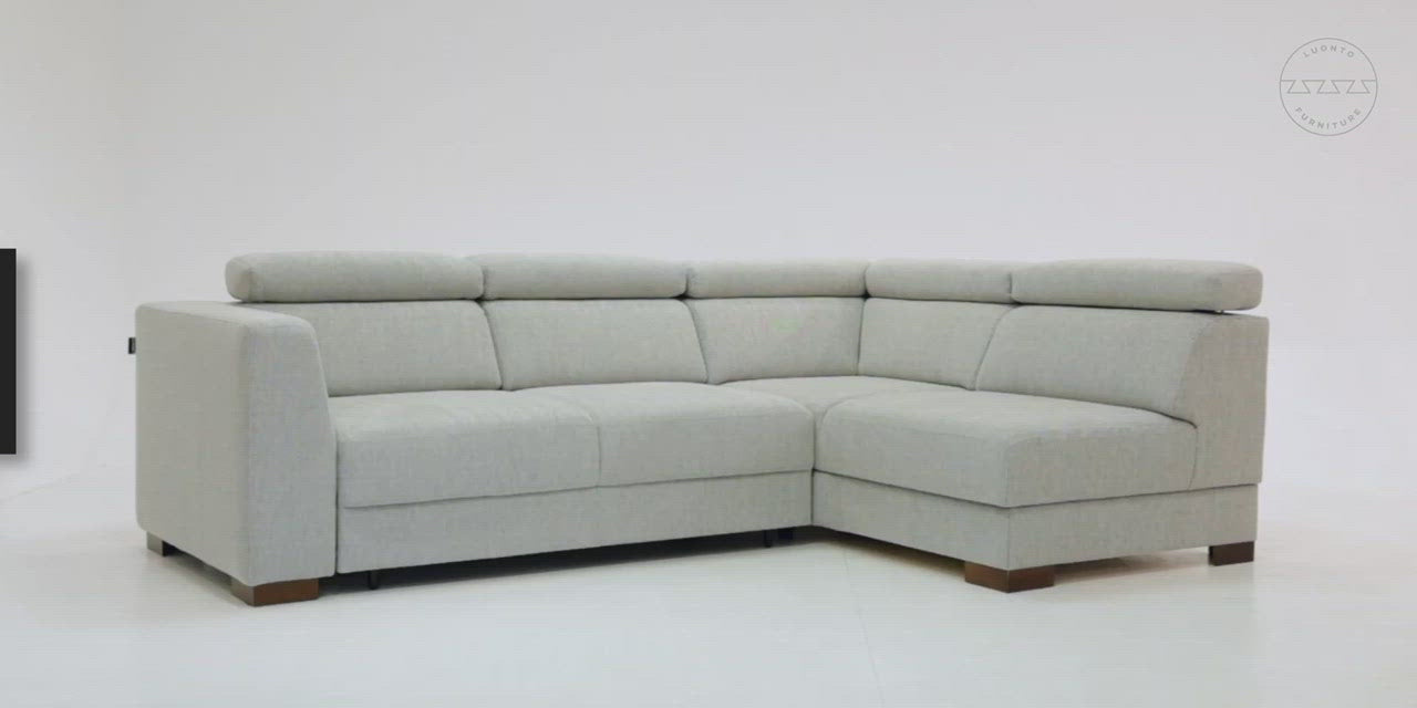 Halti Full XL Sectional Sleeper With Chaise Storage