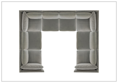 Sanctuary Fabric Sectional Sofa by Bernhardt