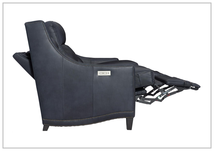 Bernhardt Richmond 3-Seater Black Leather Power Motion Sofa
