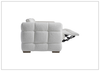 Solari Fabric Power Motion Sofa with USB ports