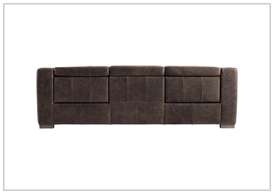 Arrezio Light Brown Leather Power Motion Sofa